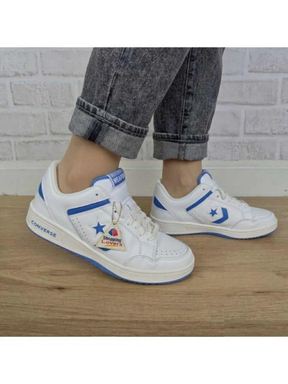 ⭐Converse Weapon Low Blue White Sz 11.5 Women's Shoes Open Sky Sneakers A12745C